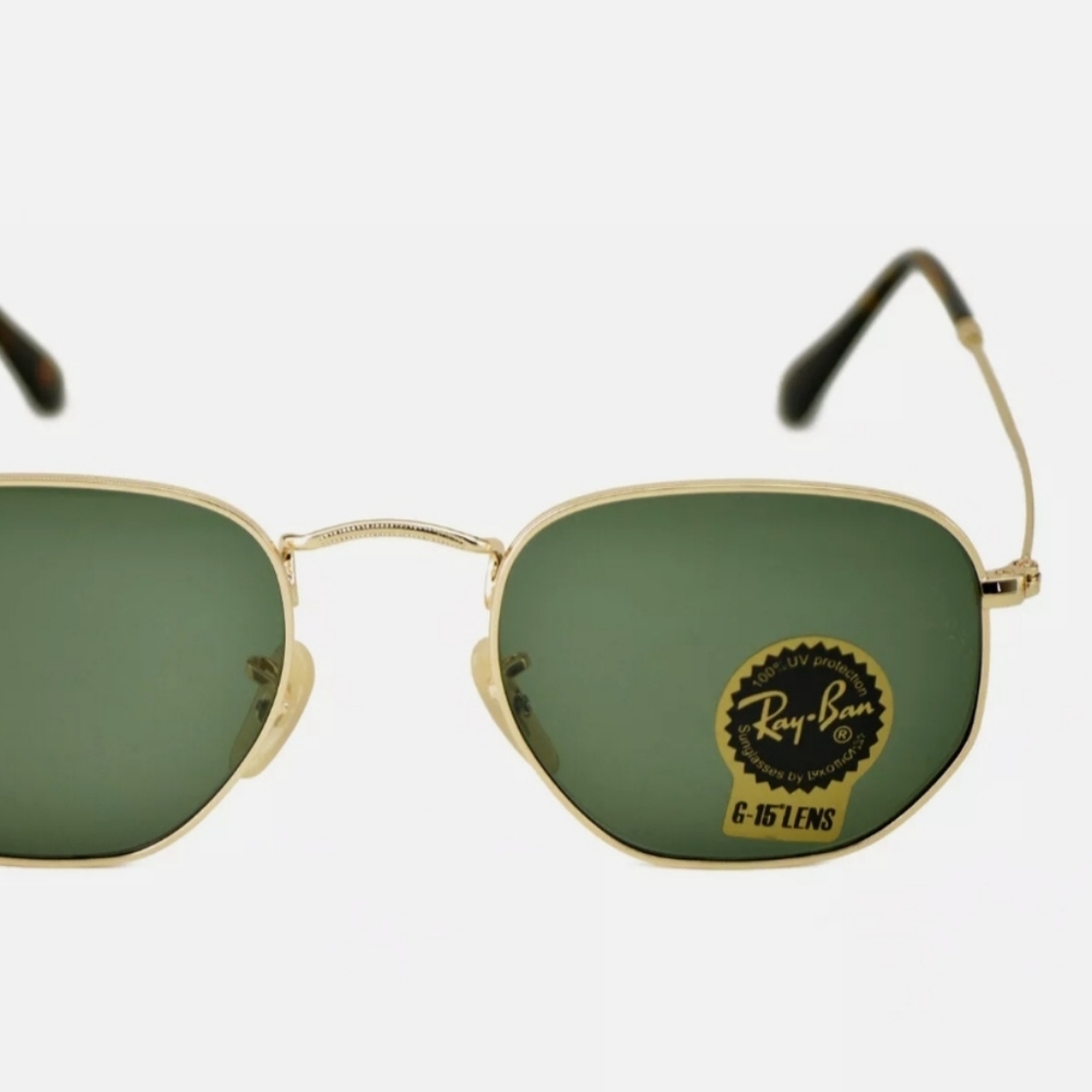 Ray-Ban Hexagonal RB3548N Sunglasses Green Classic